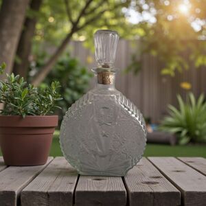 Vintage Decanter, Hazel Atlas, Clear,Excellent  Condition